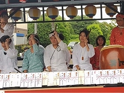 1月の新春はやし叩き初め大会で密着取材をさせて頂いた上郷はやし連です
