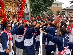 神輿は茅ヶ崎で一番重いということです