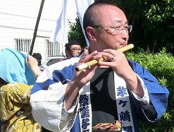 円蔵地区に囃子が鳴り響きます♪