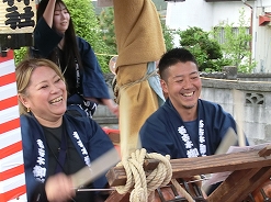 太鼓連の4名の方々からメッセージを頂きました
