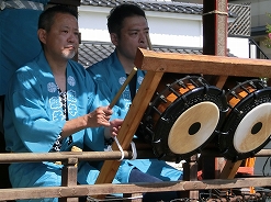 伝統の宇津貫囃子♪